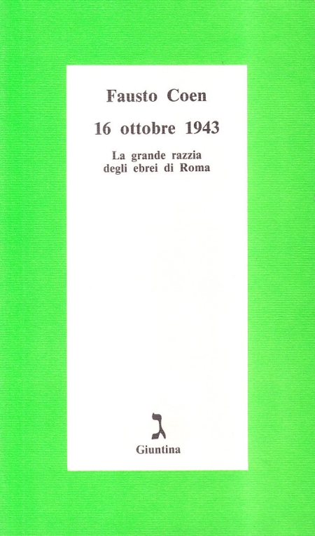 16 ottobre 1943. La grande razzia degli ebrei di Roma, …