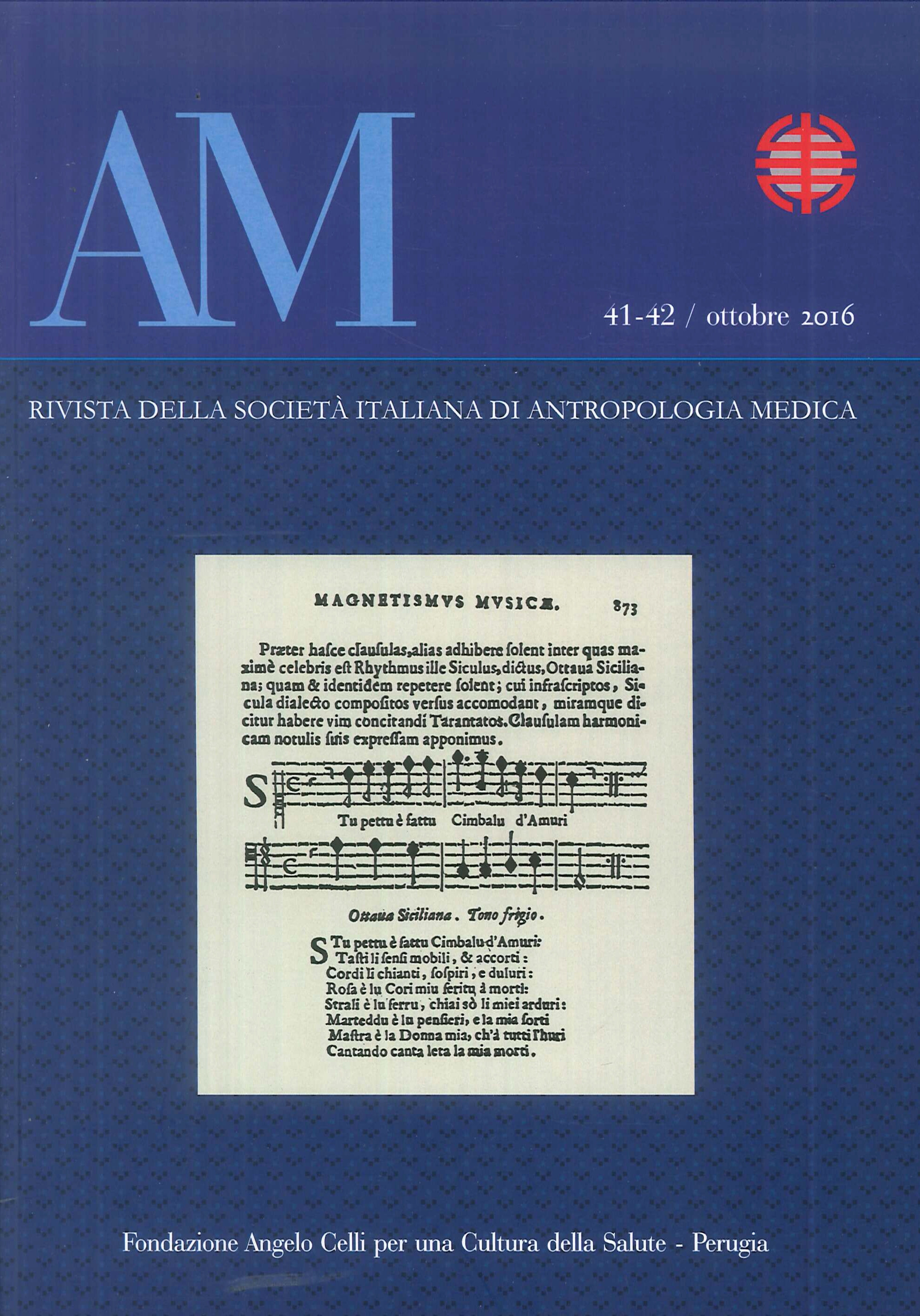 Am. Rivista delle Societa Italiana di Antropologia Medica. Vol. 41-42, …