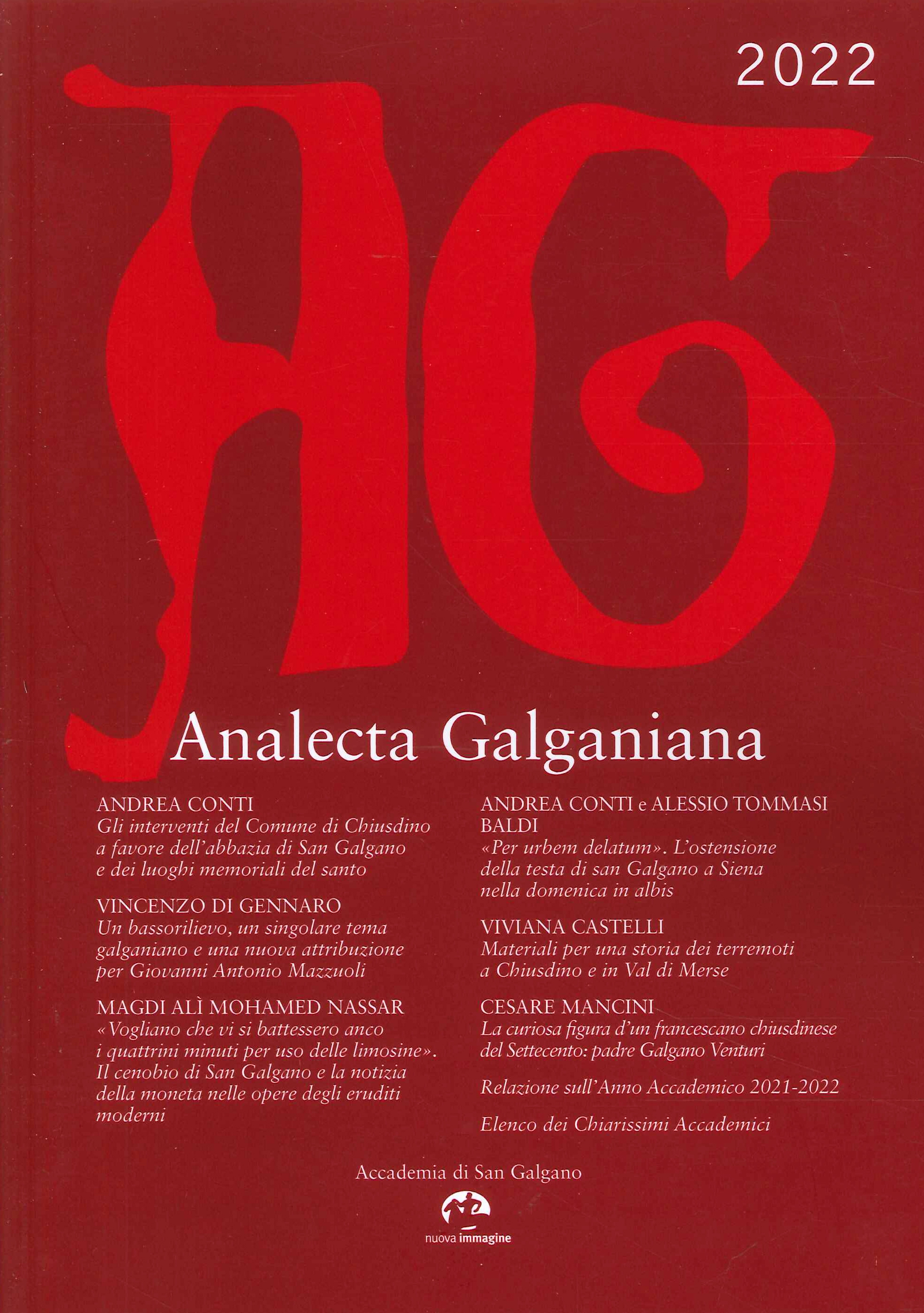 Analecta Galganiana (2022), Siena, Nuova Immagine Siena, 2023