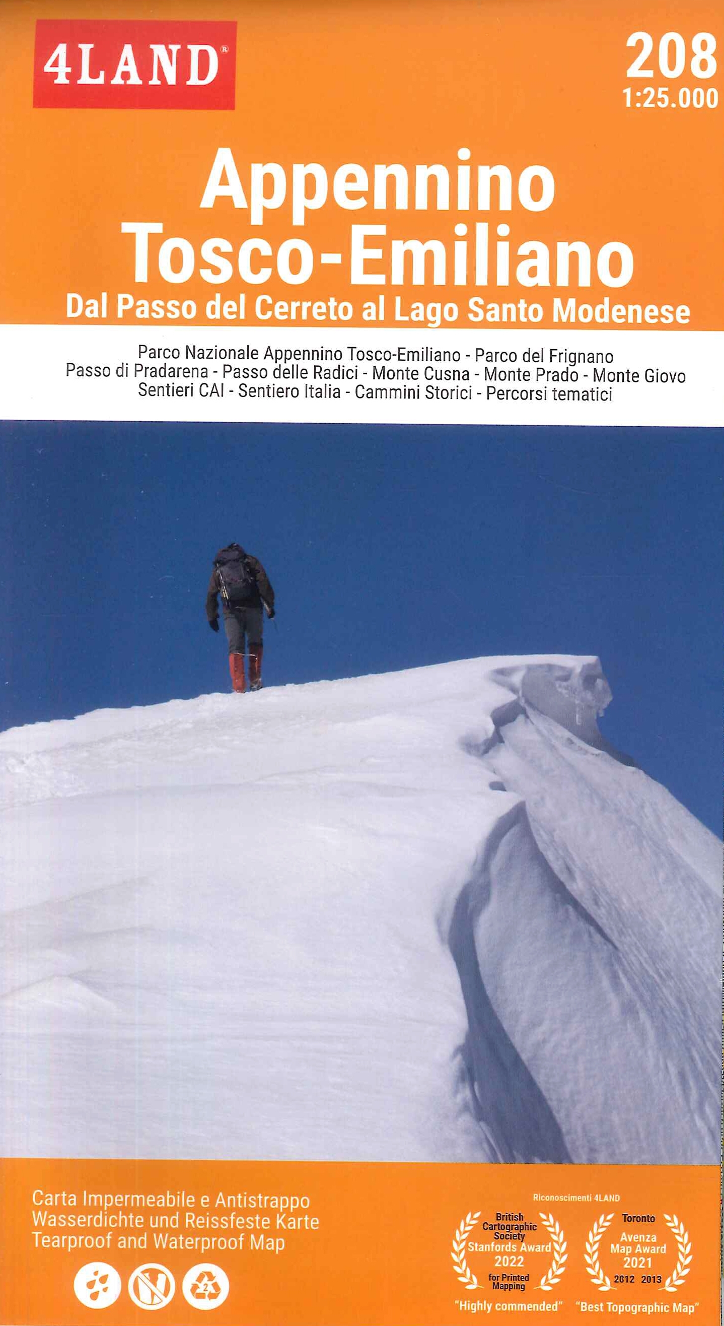 Appennino Tosco-Emiliano. 208 Dal Passo del Cerreto al Lago Santo …