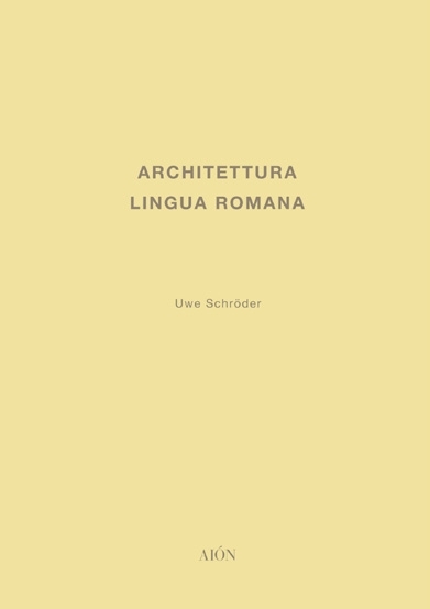 Architettura lingua romana