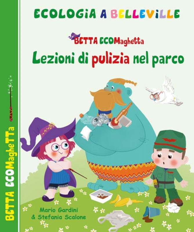 Betta. lezioni di pulizia nel parco