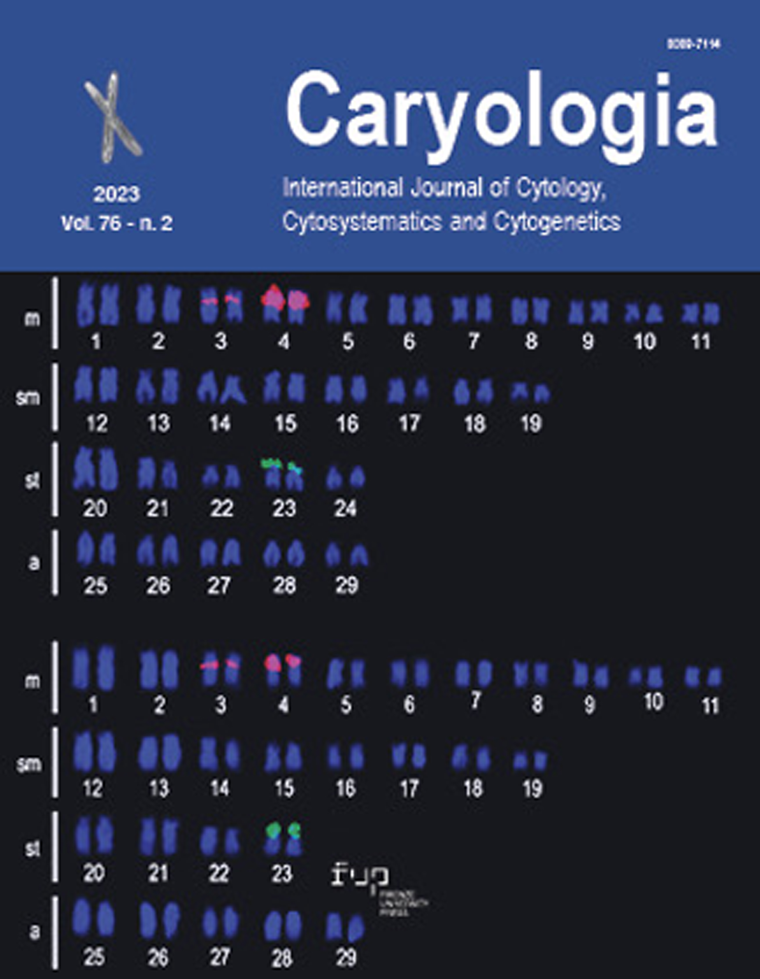 Caryologia. International Journal of Cytology, Cytosystematics and Cytogenetics. Vol. 76. …