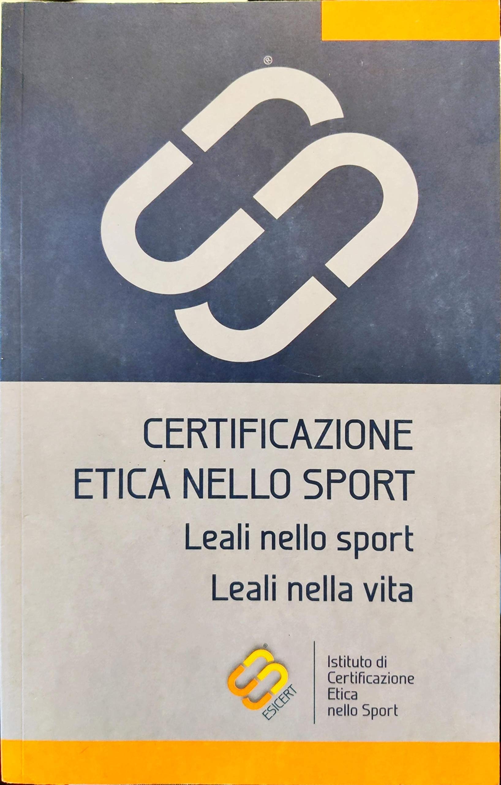 Certificazione etica nello sport, Albignasego, Proget Type Studio, 2012