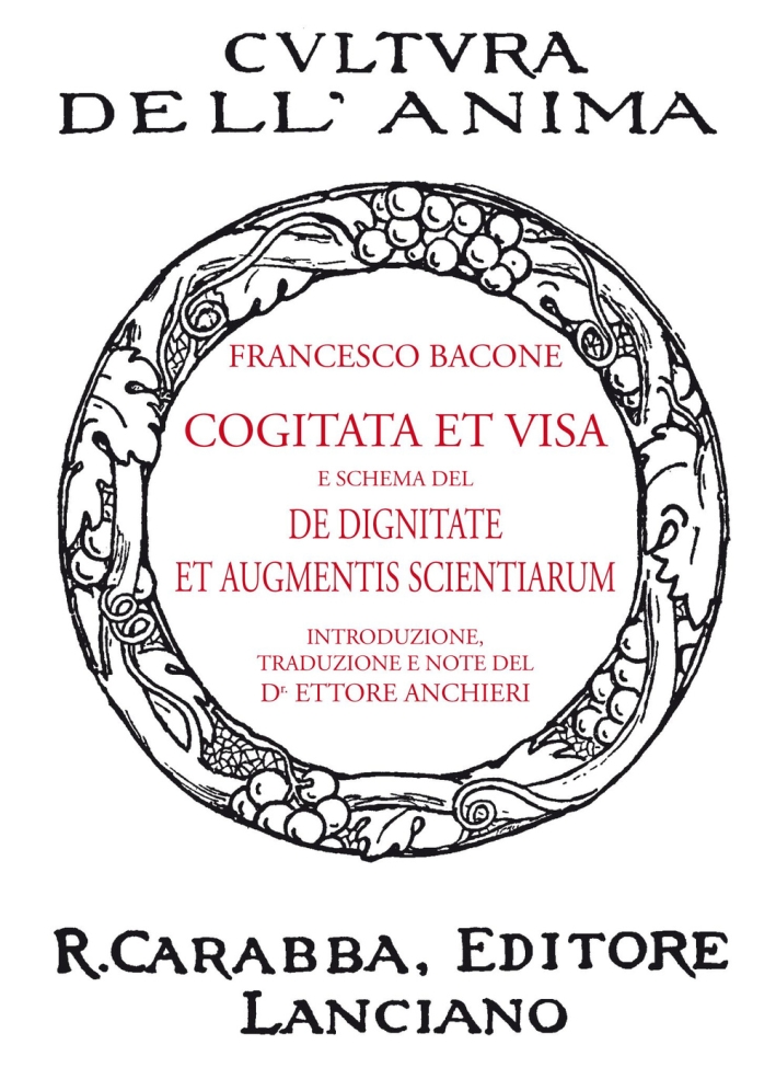 Cogitata et visa e schema del De dignitate et augmentis …