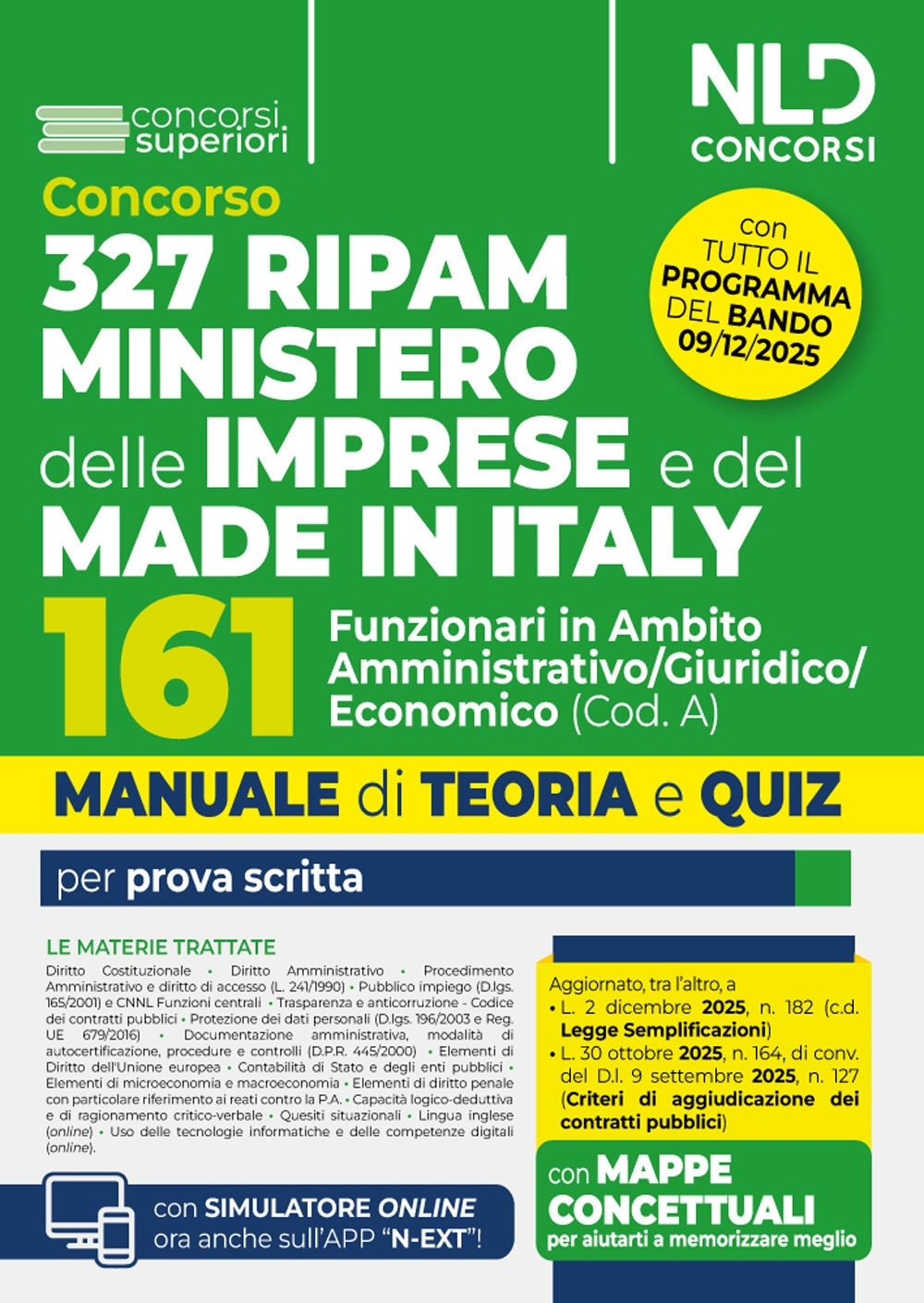 Concorso 327 RIPAM Ministero delle Imprese e del Made in …