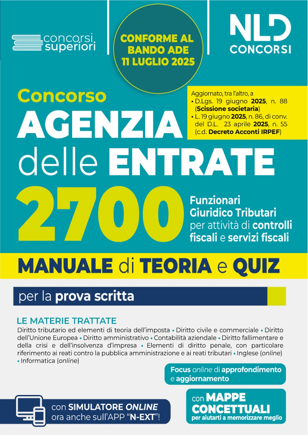Concorso Agenzia delle Entrate 2700 funzionari giuridico tributari per l'attività …
