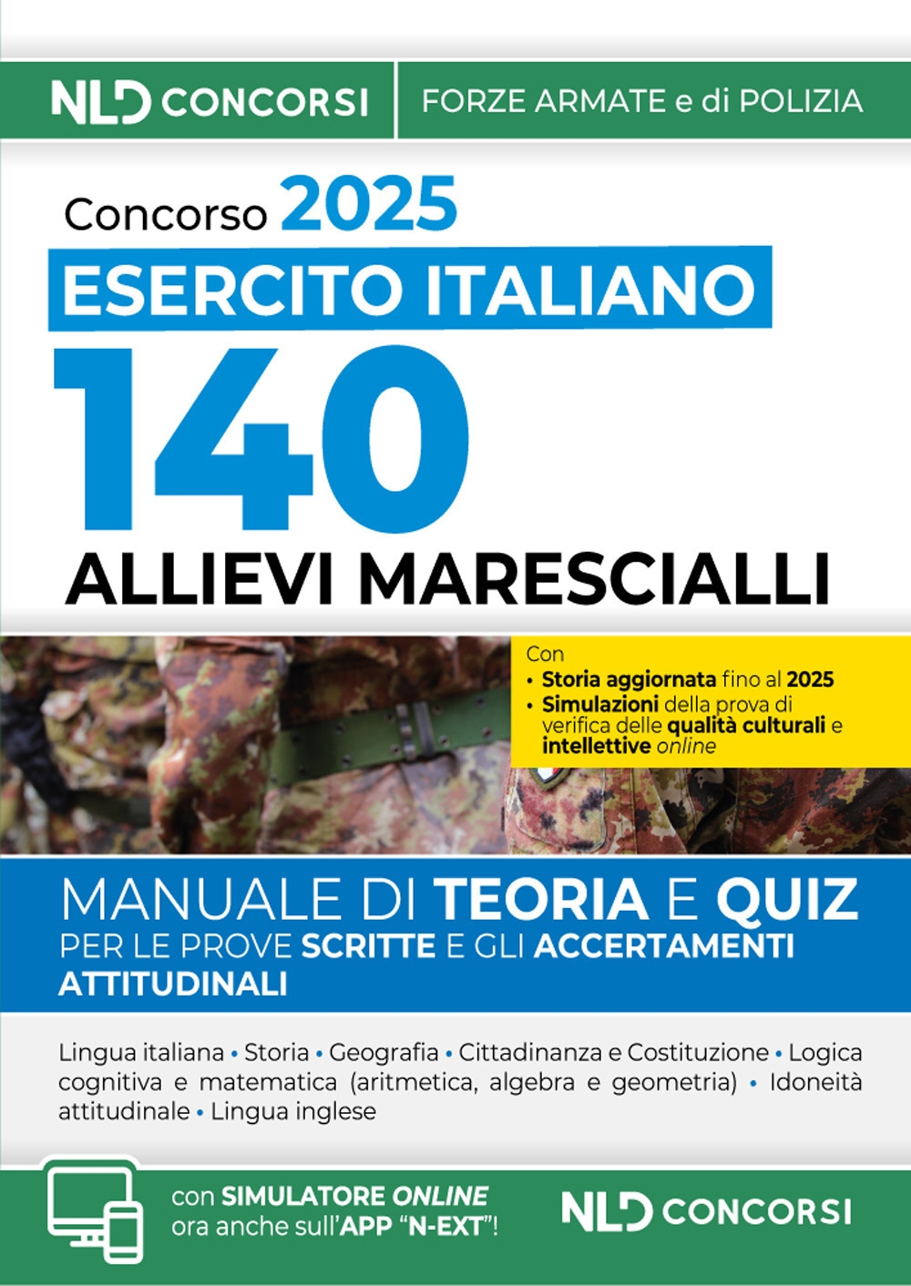 Concorso per l'ammissione di 140 Allievi Marescialli dell'Esercito Italiano, 28° …