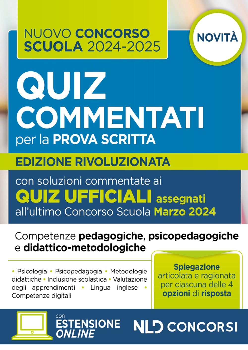 Concorso scuola 2024-2025. Quiz commentati con svolgimento prove ufficiali. Con …
