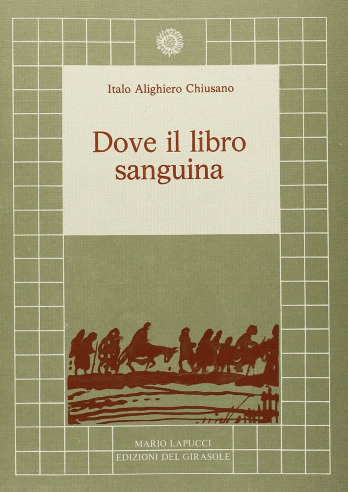 Dove il libro sanguina, Ravenna, Edizioni del Girasole, 1985