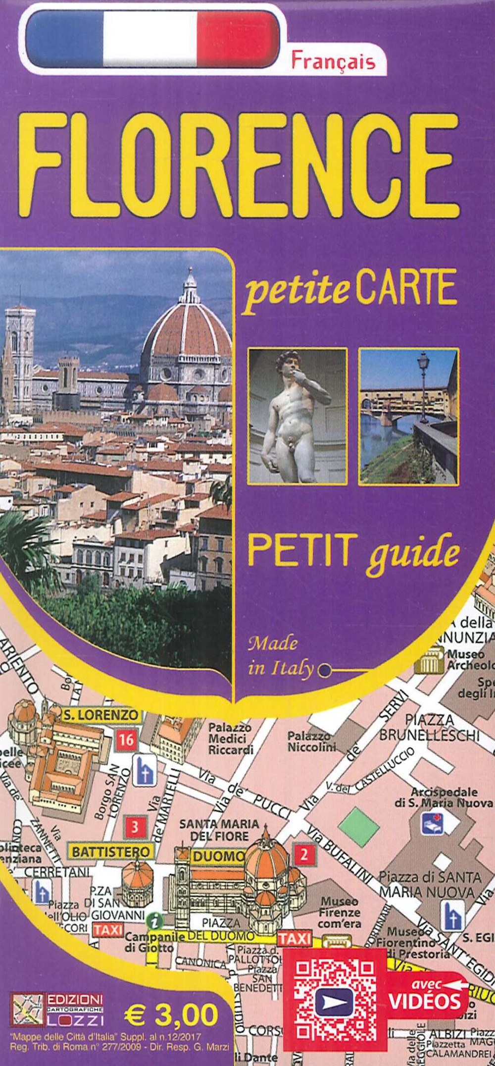 Firenze. Mini map. Florence. Petite carte