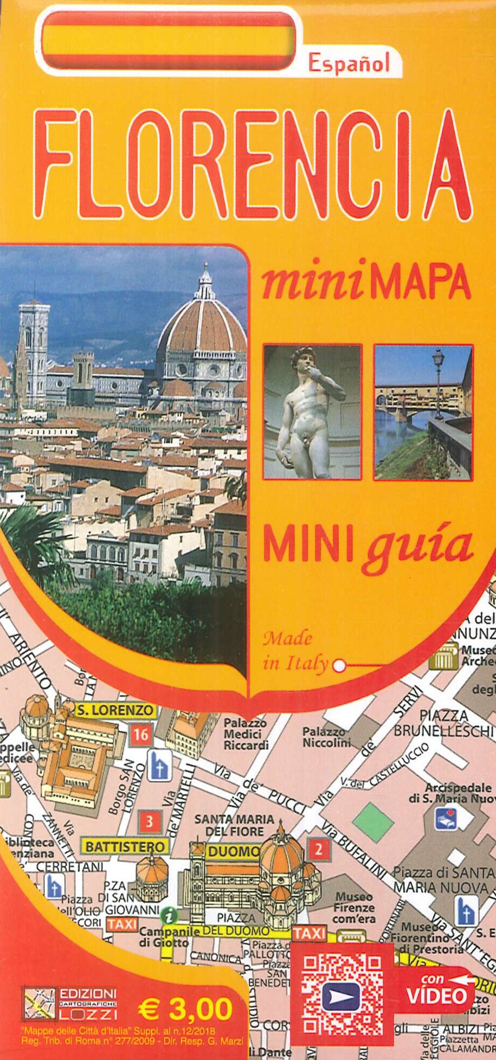 Firenze. Mini map. Florencia Mini Mapa.