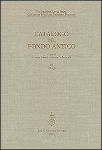 Fondazione Luigi Firpo. Centro di Studi sul Pensiero Politico. Catalogo …