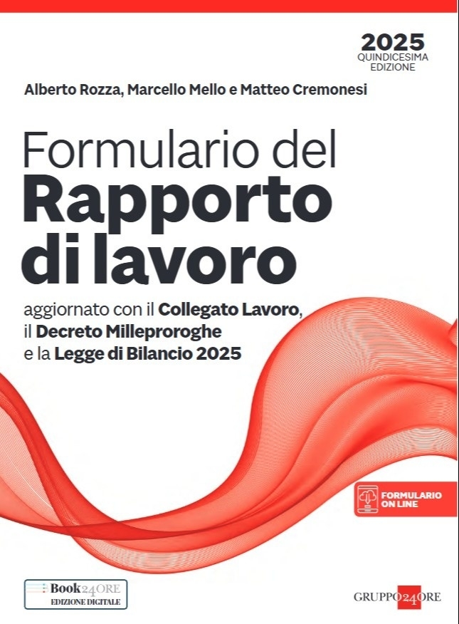 Formulario del Rapporto di lavoro 2025