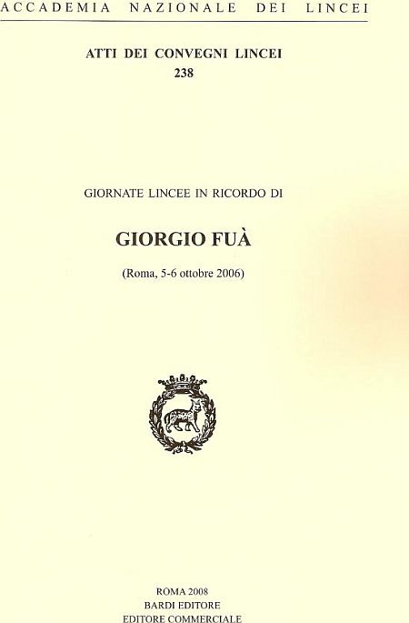 Giornate Lincee in Ricordo di Giorgio Fuà (Roma, 5-6 Ottobre …