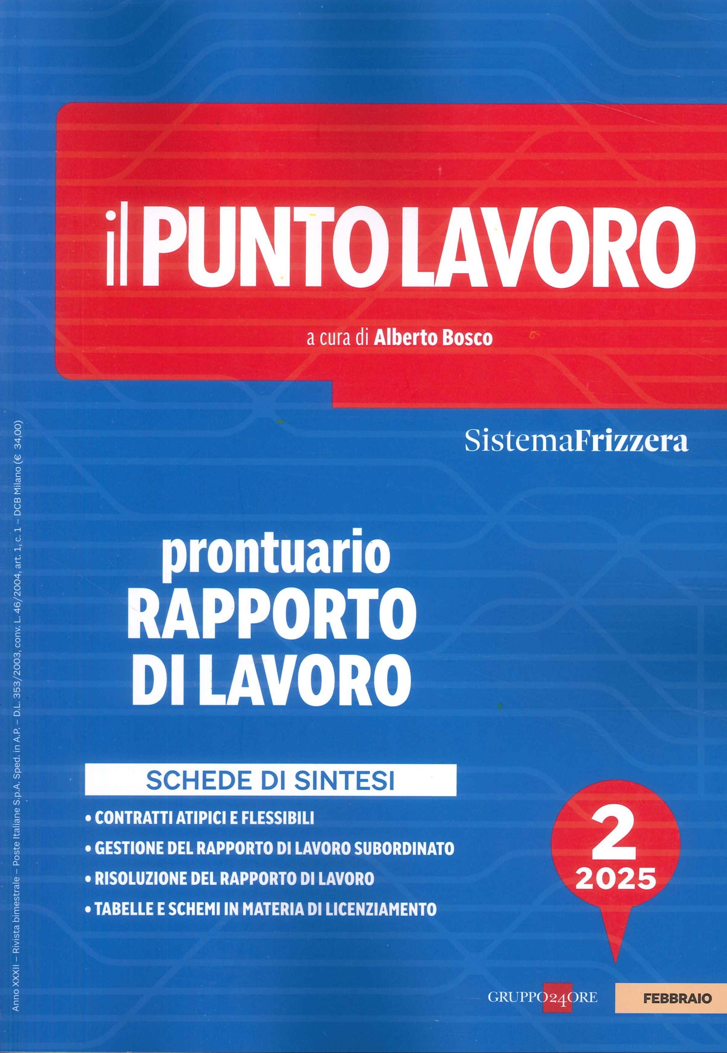 Il Punto Lavoro Febbraio 2 - 2025. Prontuario Rapporto di …