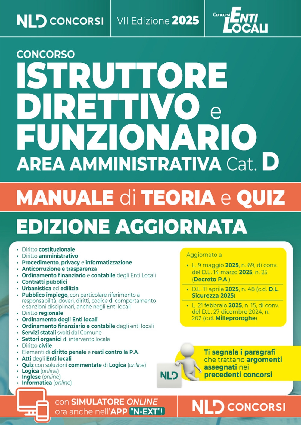 Istruttore direttivo e Funzionario dell'area amministrativa cat. D. Manuale con …