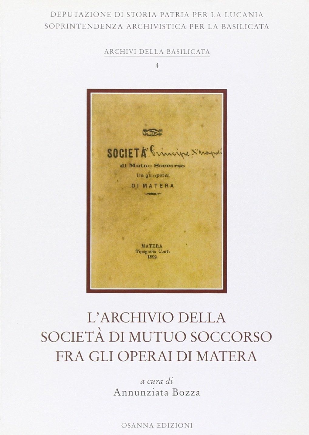 L'archivio della Società di mutuo soccorso fra gli operai di …