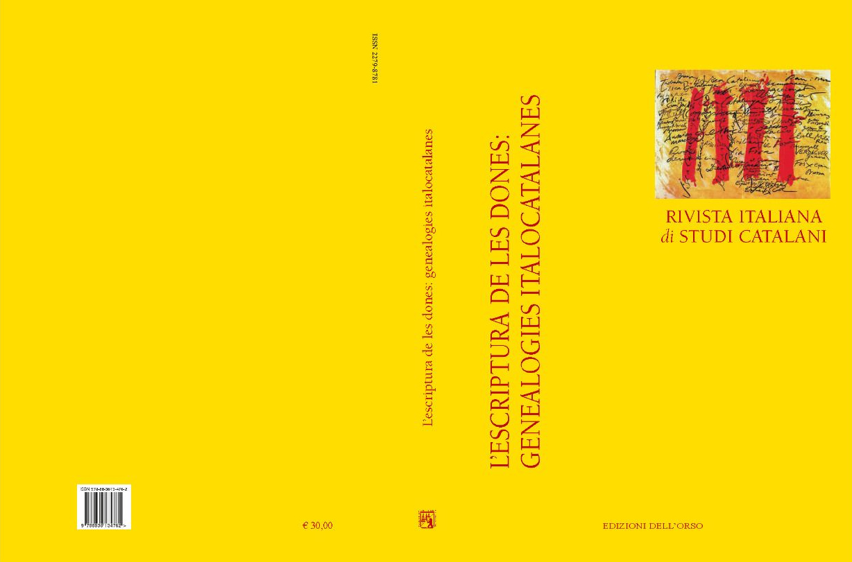 L'escriptura de les dones: genealogies italocatalanes. Supplemento alla rivista italiana …