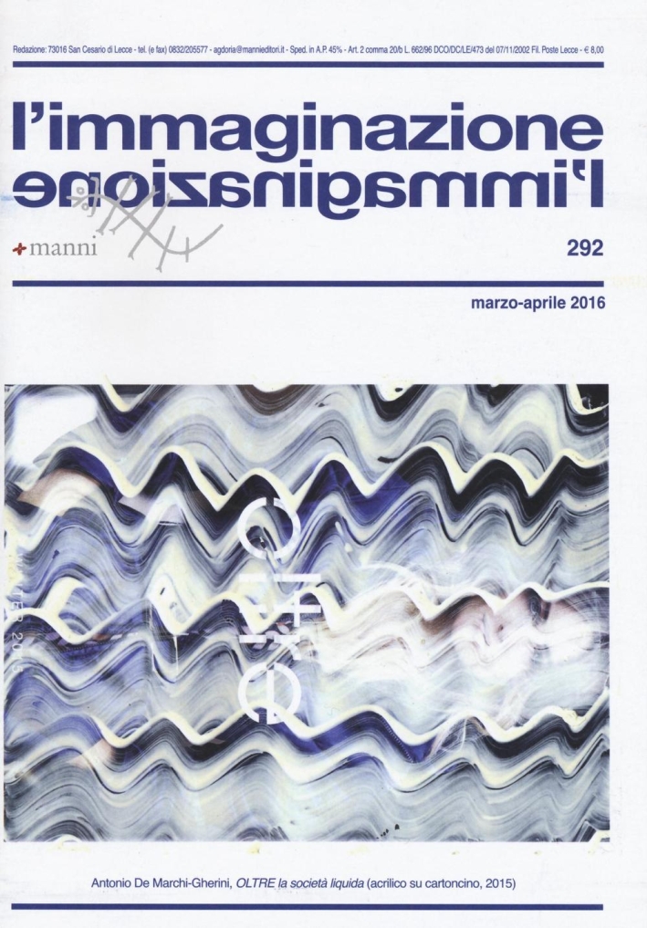 L'immaginazione. Vol. 292, S. Cesario di Lecce, Manni, 2016