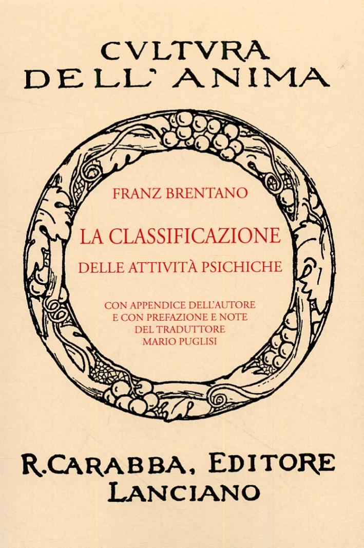 La classificazione delle attività psichiche