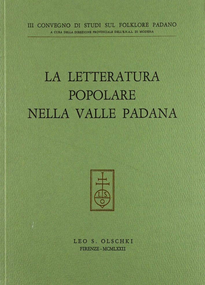 La letteratura popolare. Atti del 3° Convegno di studi sul …