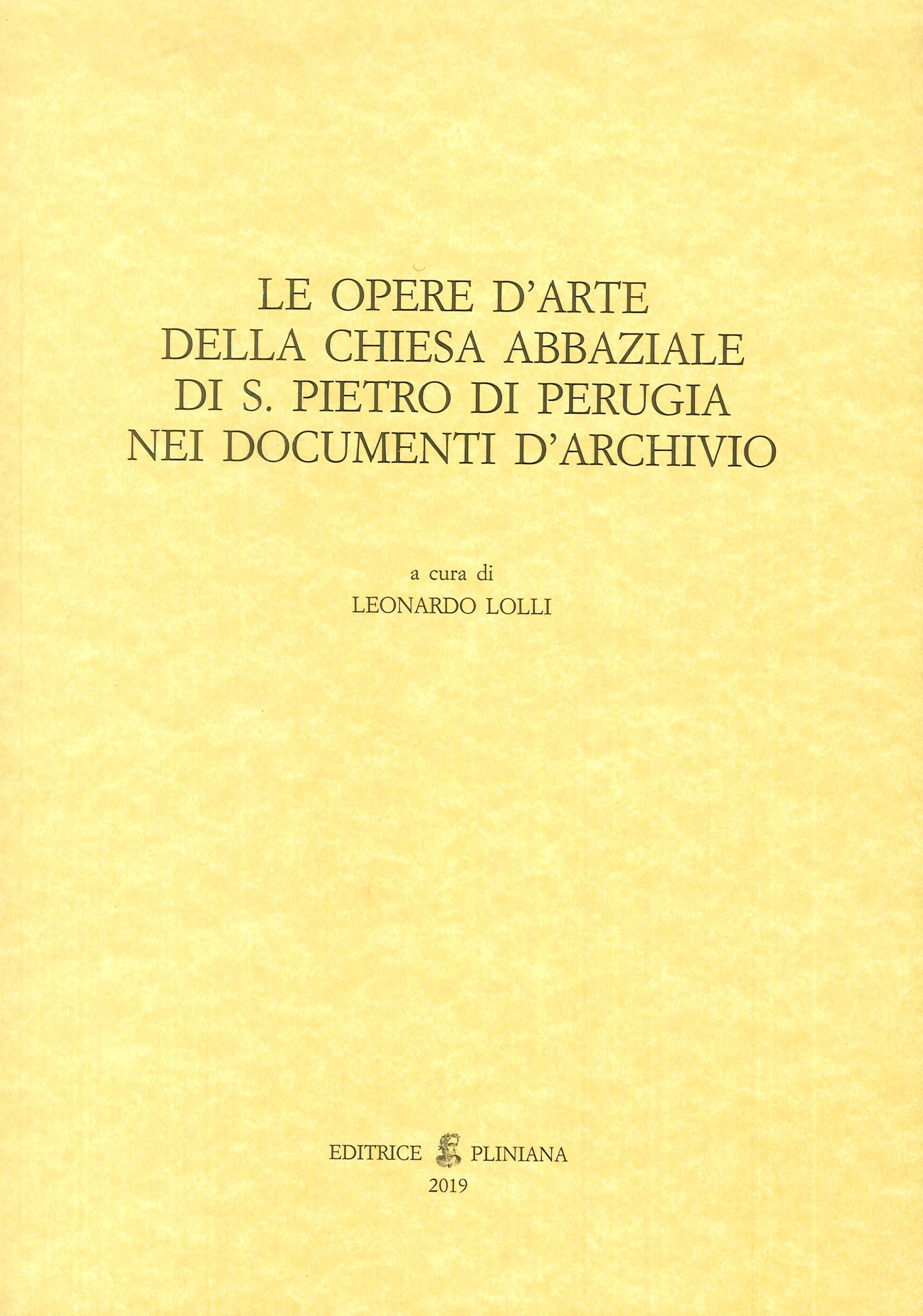 Le Opere d'Arte della Chiesa Abbaziale di S. Pietro di …