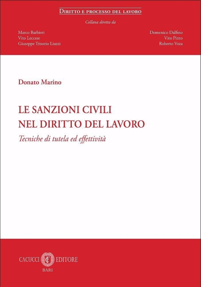Le Sanzioni Civili nel Diritto del Lavoro. Tecniche di Tutela …