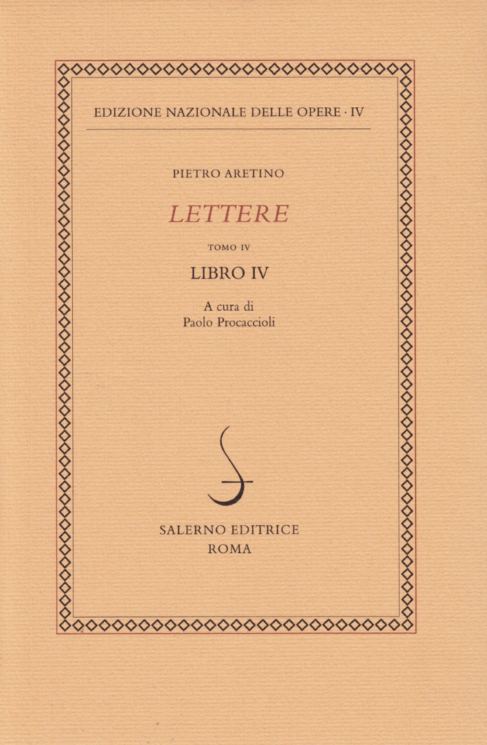 Lettere. Vol. 4: Libro IV, Roma, Salerno Editrice, 2000
