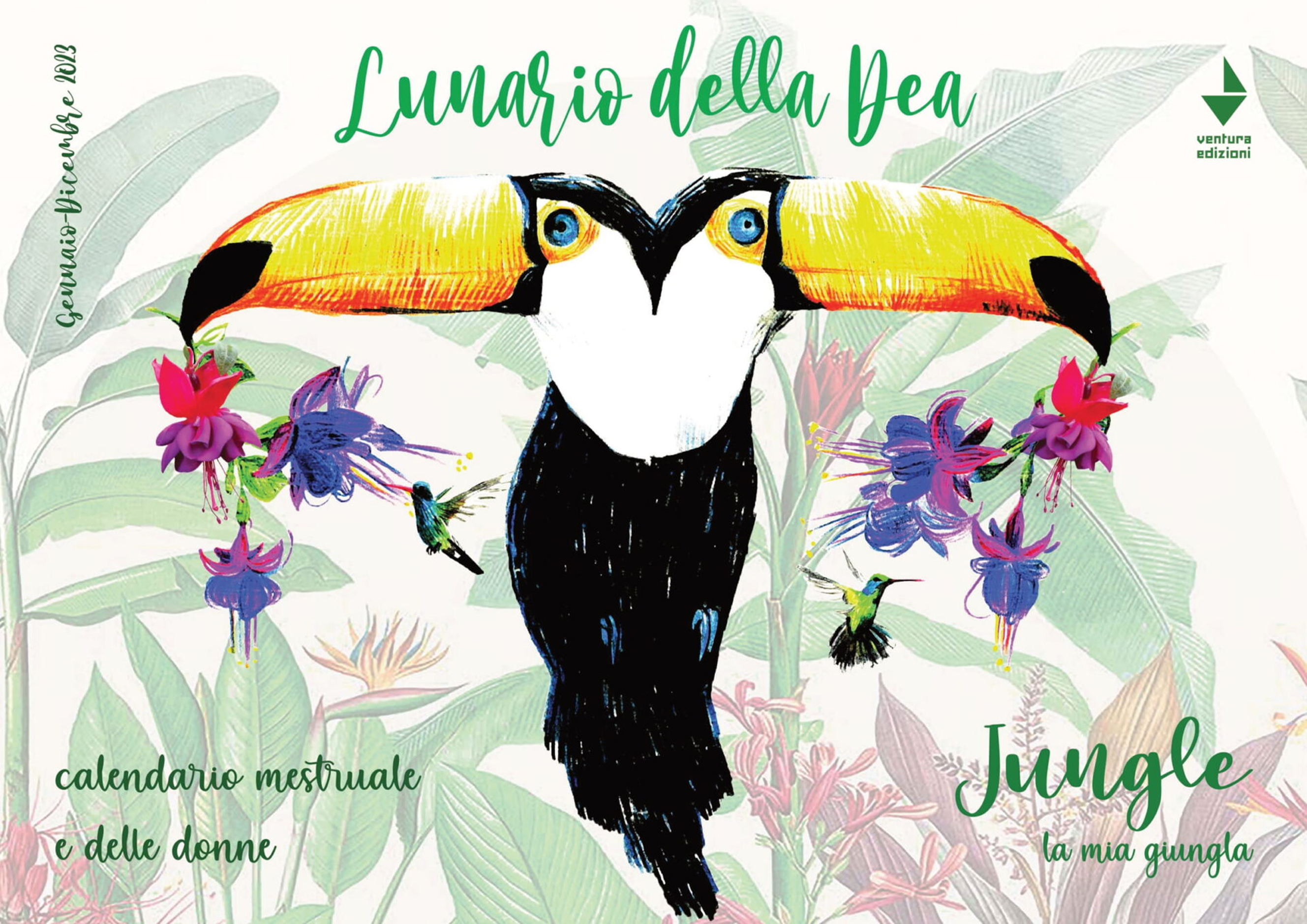 Lunario della Dea. Calendario mestruale e delle donne. 2023