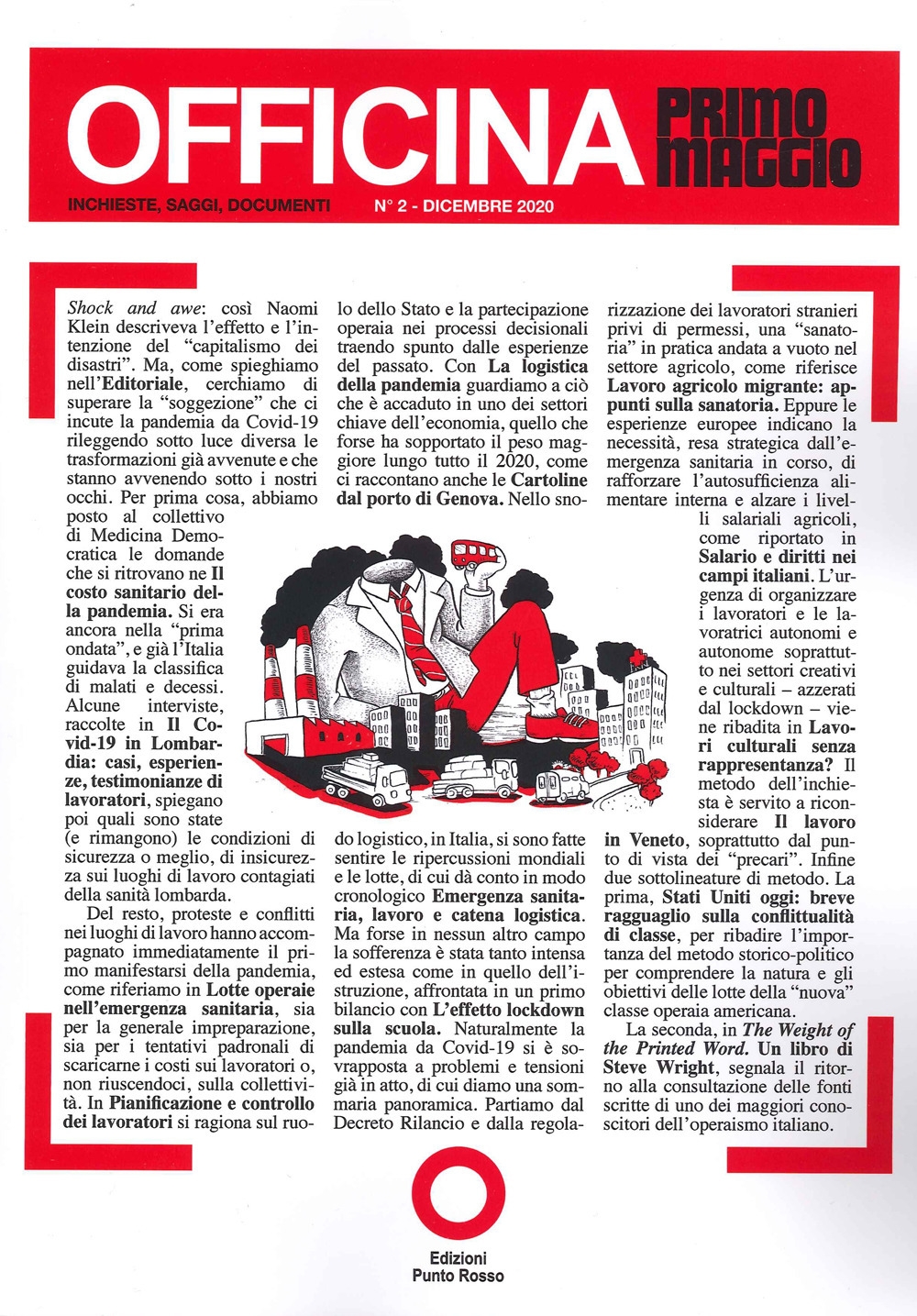 Officina Primo Maggio. Inchieste, saggi, documenti. N. 2 Dicembre 2020