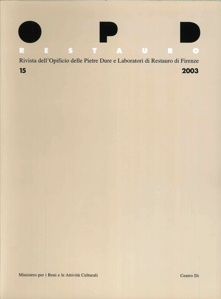 OPD Restauro. 15/2003, Firenze, Centro Di, 2004