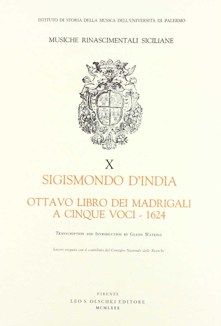 Ottavo libro dei madrigali a cinque voci 1624, Firenze, Casa …