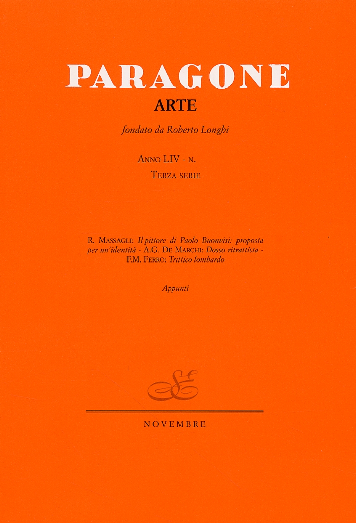 Paragone Arte. Terza Serie. n. 649-54. 54/2004, Firenze, Servizi Editoriali, …