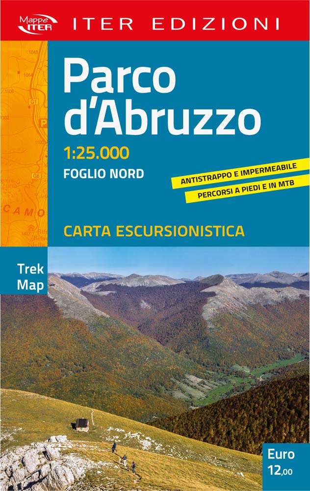 Parco d'Abruzzo. Carta escursionistica 1:25.000