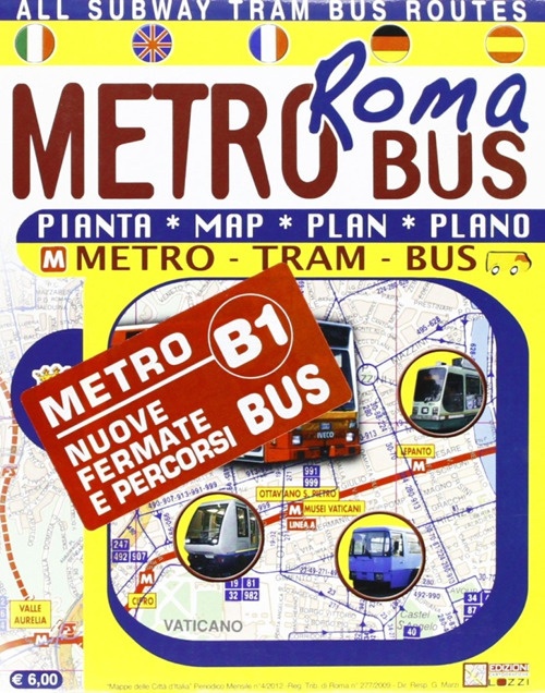 Pianta Roma "metrobus". Q