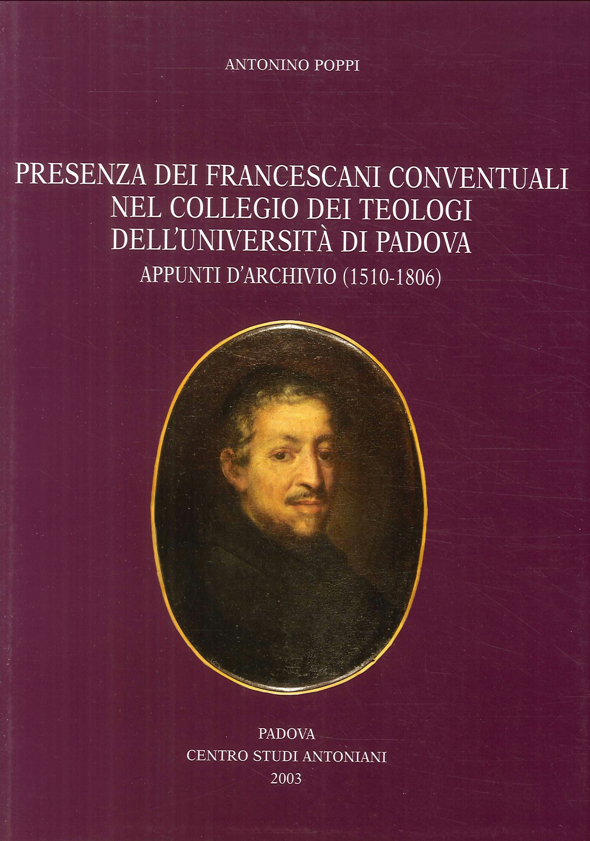 Presenza dei francescani conventuali nel Collegio dei Teologi dell'Università di …
