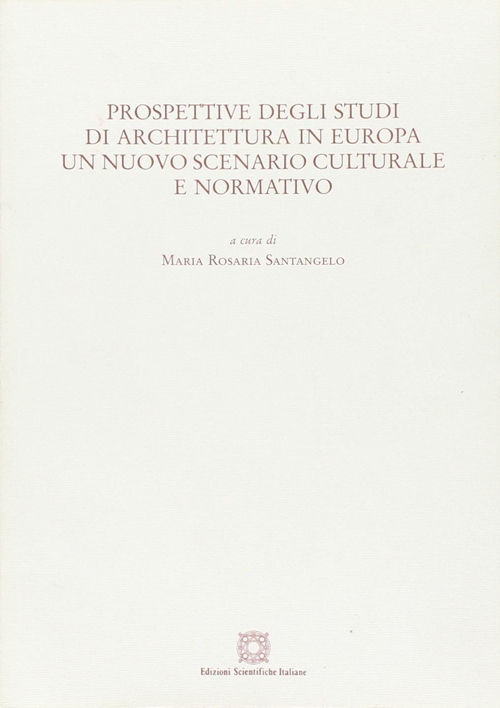 Prospettive degli studi di architettura in Europa: un nuovo scenario …