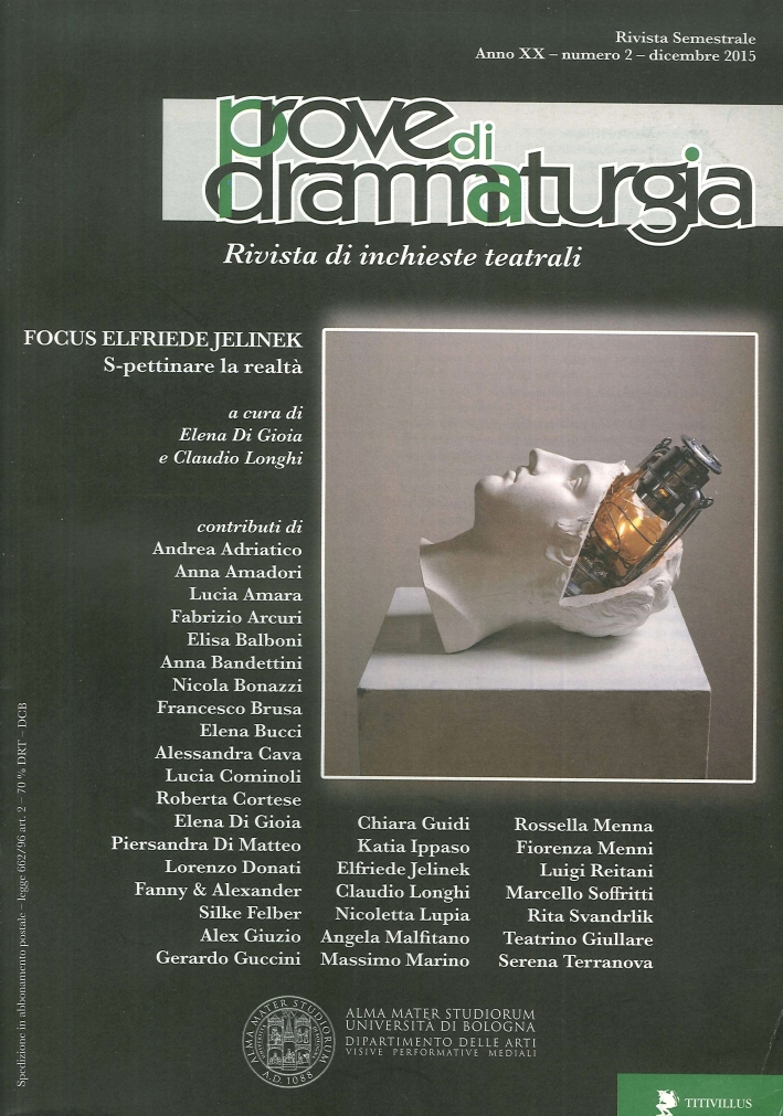 Prove di Drammaturgia. Anno XX. 2/2015, Corazzano San Miniato, Titivillus …