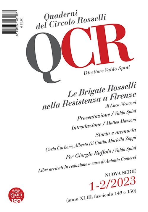 QCR. Quaderni del Circolo Rosselli (2023). Vol. 1-2