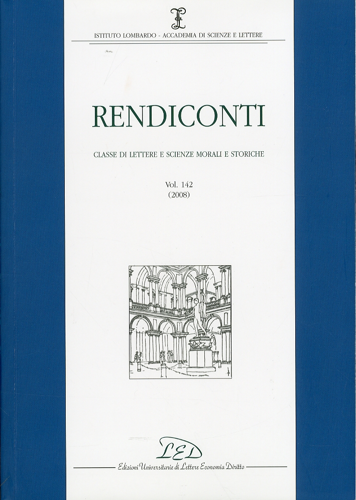 Rendiconti. Classe di lettere e scienze morali e storiche. Volume …