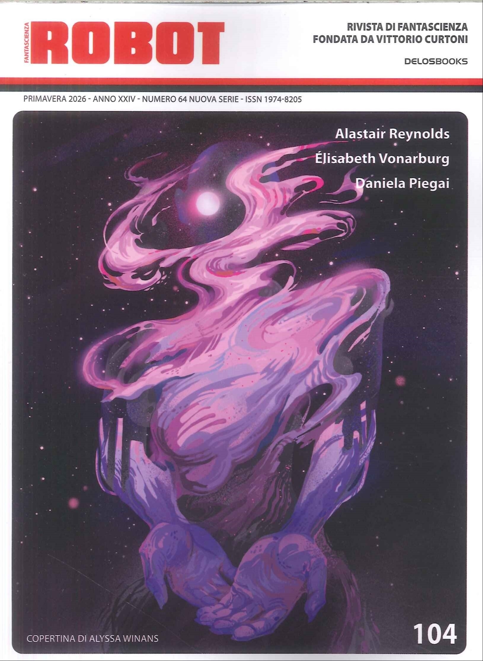 Robot. Rivista di fantascienza (2026). Vol. 104