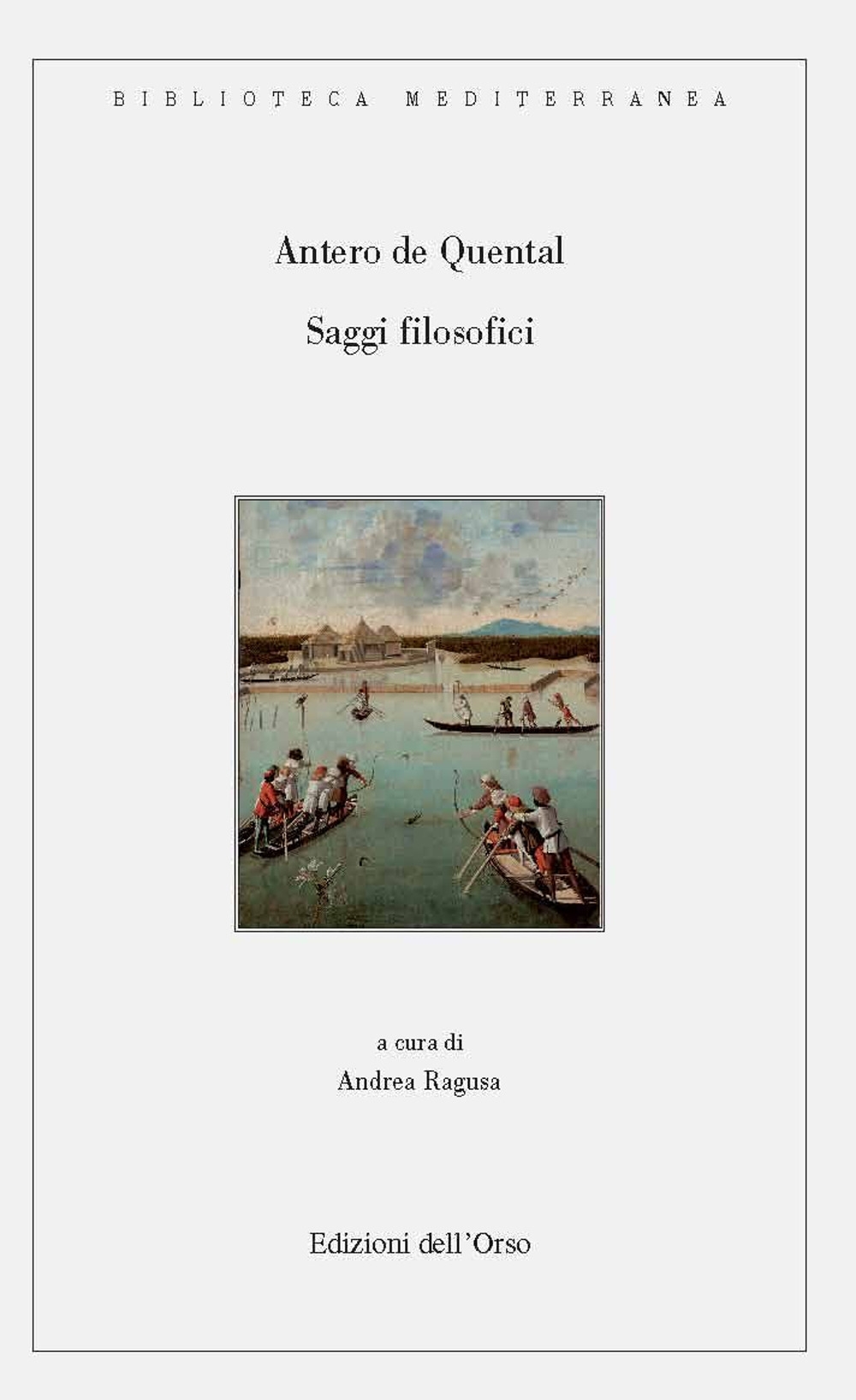 Saggi filosofici. Antero de Quental