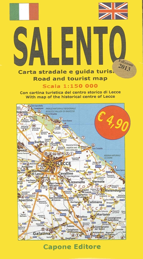 Salento. Carta Stradale e Guida Turistica 1:150.000. con Cartina Turistica …
