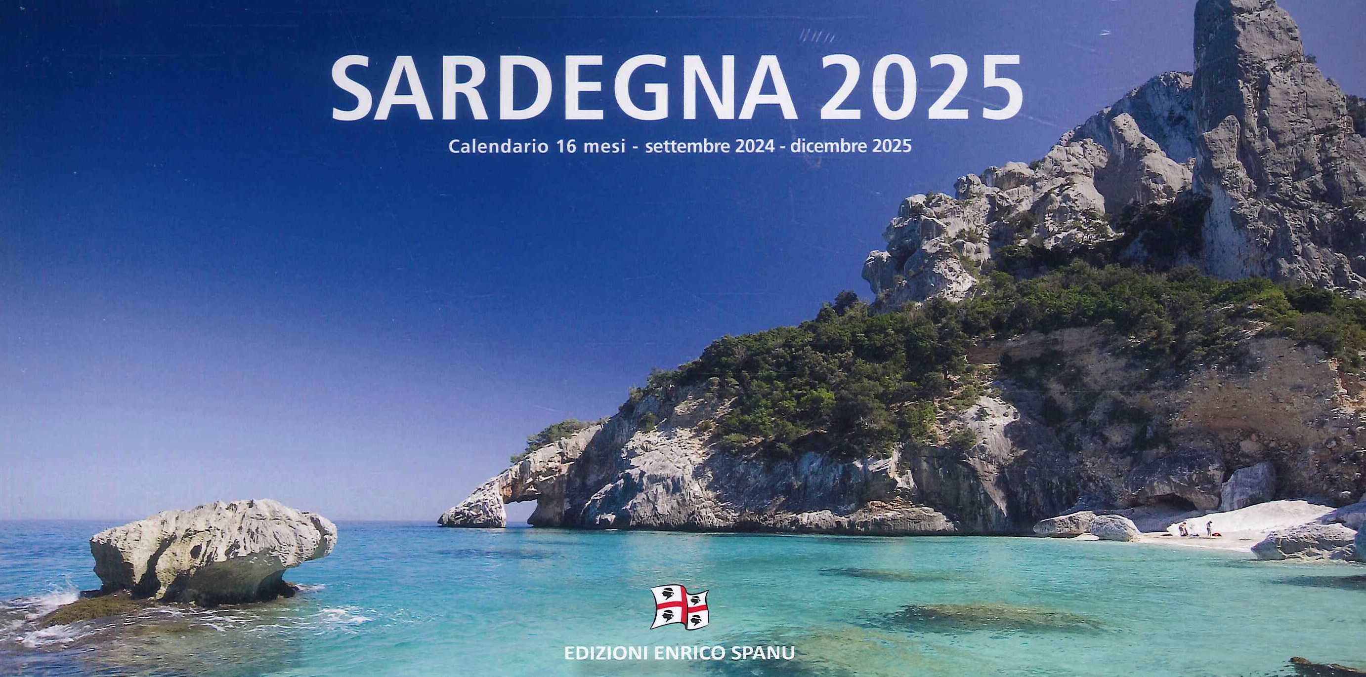 Sardegna 2025. Calendario da tavolo 16 mesi - settembre 2024 …