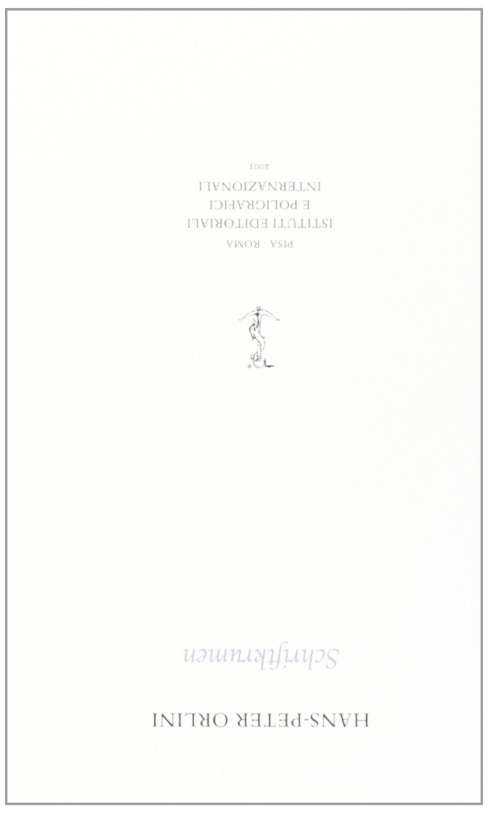 Schriftkrumen. Briciole di scrittura, Pisa, Fabrizio Serra Editore, 2003