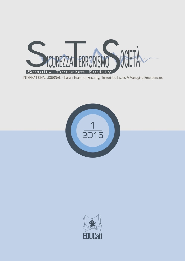 Sicurezza, terrorismo, società. International journal. Ediz. italiana e inglese (2015). …