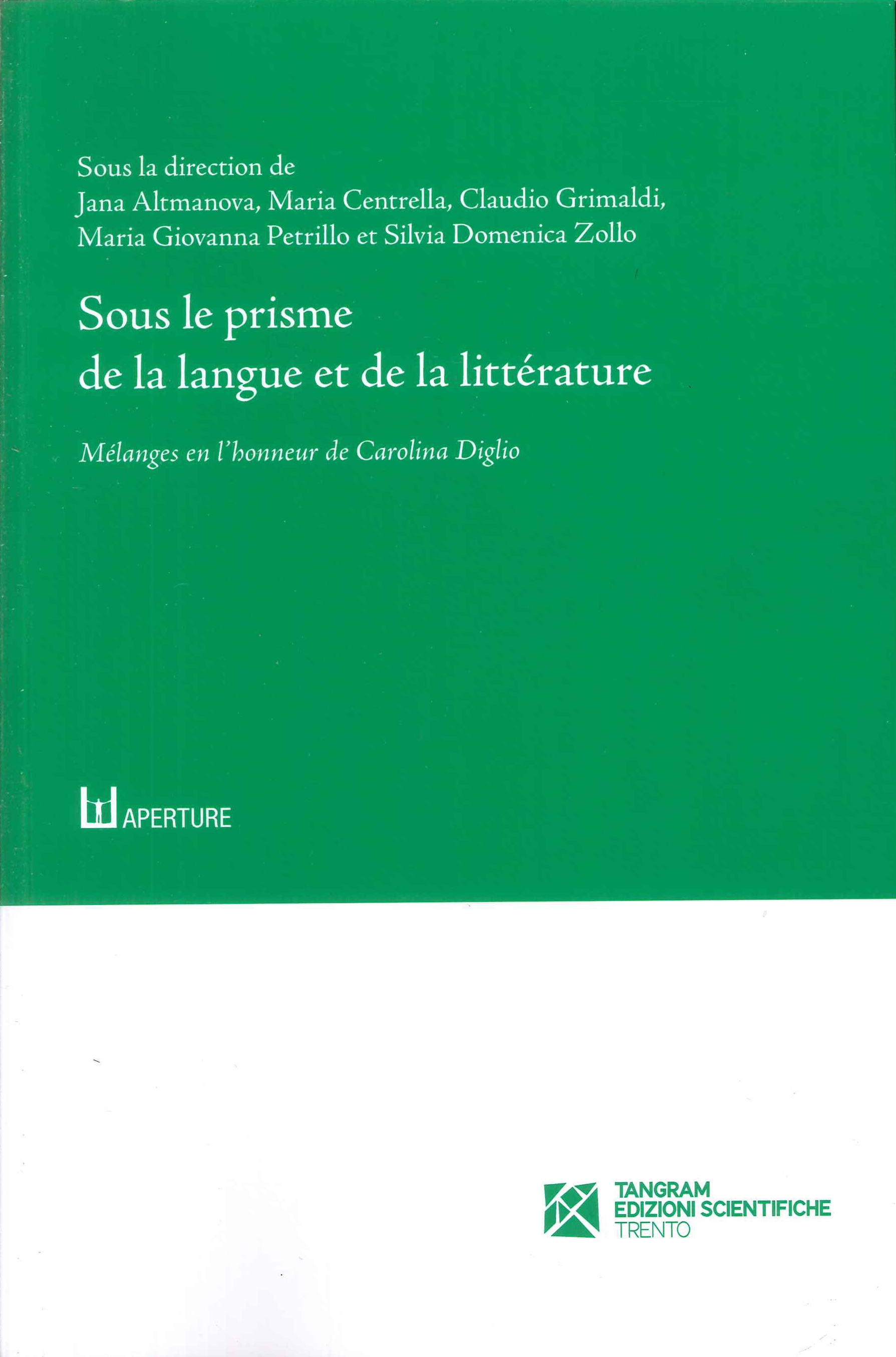 Sous le prisme de la langue et de la littérature. …