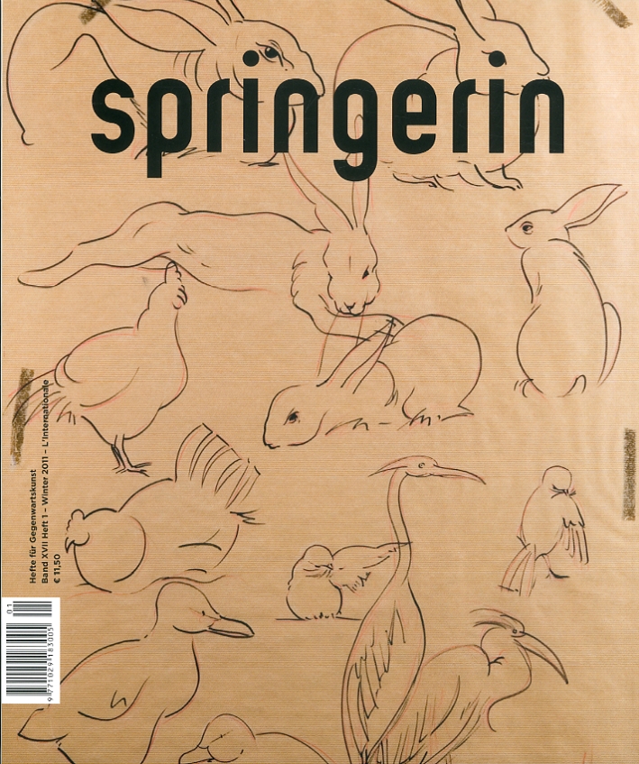 Springerin. Vol. XVII Winter 1. L'internationale, Bolzano, Folio Verlag, 2011