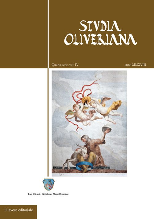 Studia Oliveriana. Quarta serie. Vol. 4 anno MMXVIII